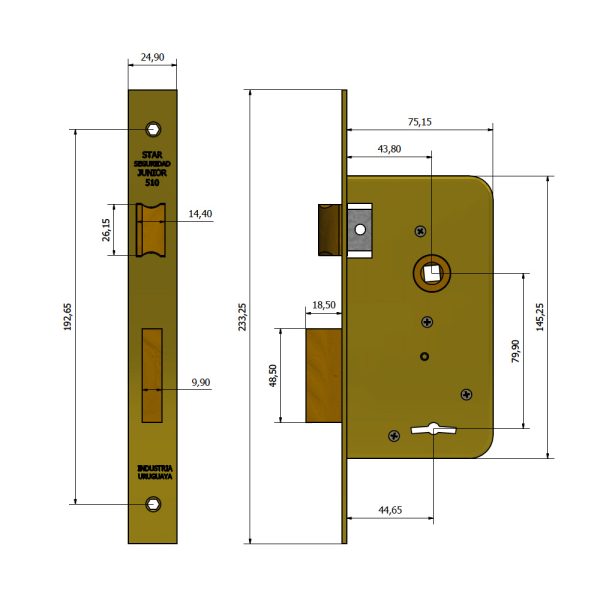 Cerradura Star 510 R - Imagen 2