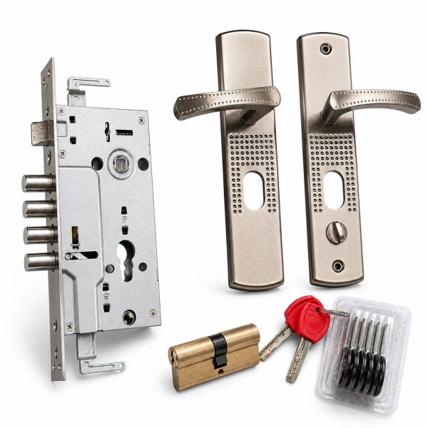 Kit Cerradura Multianclaje para puerta blindada.