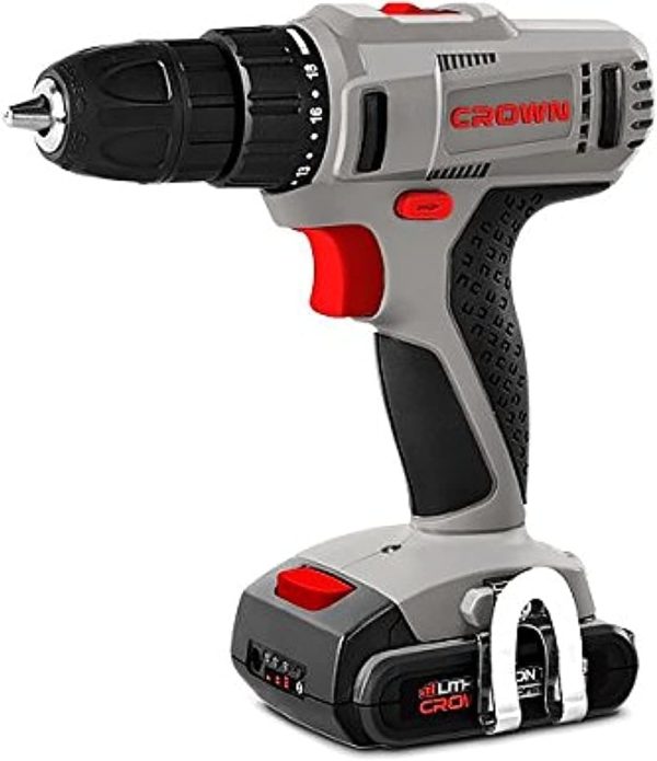 Taladro atornillador inalambrico CROWN con dos baterías litio 14,4 V. - Imagen 2