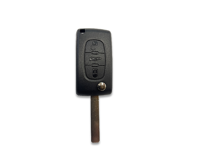 Carcasa  compatible con Citroen  ® - 3 botones (Maletero) - Pila en circuito