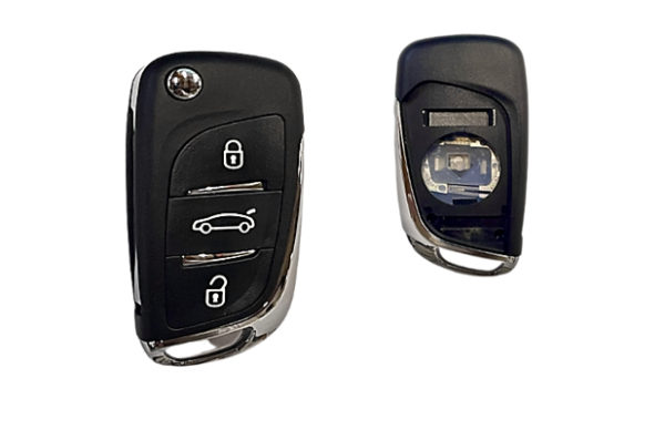 Carcasa JMA compatible con Citroen ® - 3 botones(maletero) - Pila en carcasa