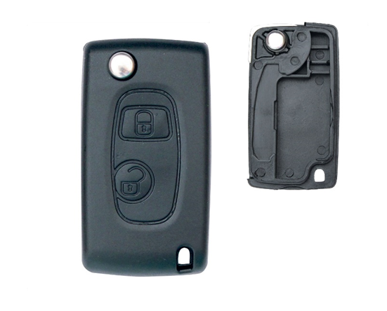 Carcasa JMA compatible con CITRÖEN ® / Peugeot ® - 2 botones - Pila en circuito