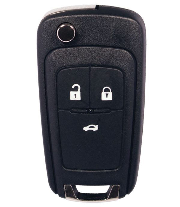 Carcasa compatible con Chevrolet ® - 3 botones (Maletero) - Pila en carcasa