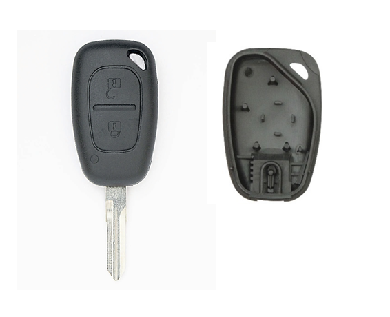 Carcasa JMA  compatible con Renault ® - 2 botones - Pila en circuito