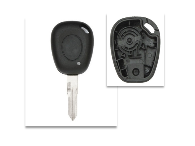 Carcasa JMA compatible con Renault ® - 1 botón - Pila en carcasa