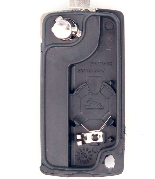 Carcasa JMA compatible con Peugeot ® - 3 botones (Maletero) - Pila en carcasa - Imagen 2