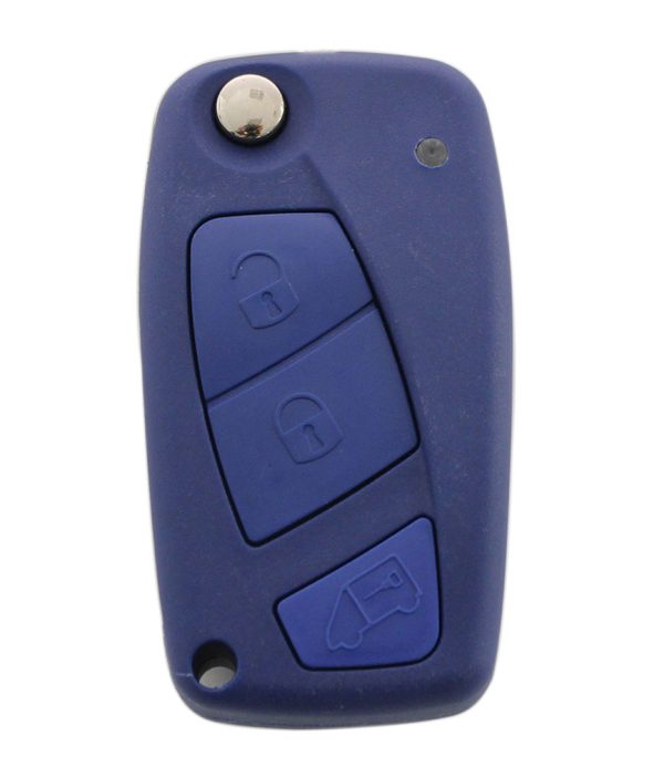 Carcasa JMA compatible con Fiat ® - 3 botones (Maletero) - Pila en carcasa