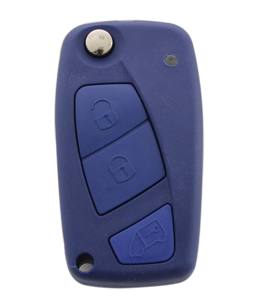 Carcasa JMA compatible con Fiat ® - 3 botones (Maletero) - Pila en carcasa