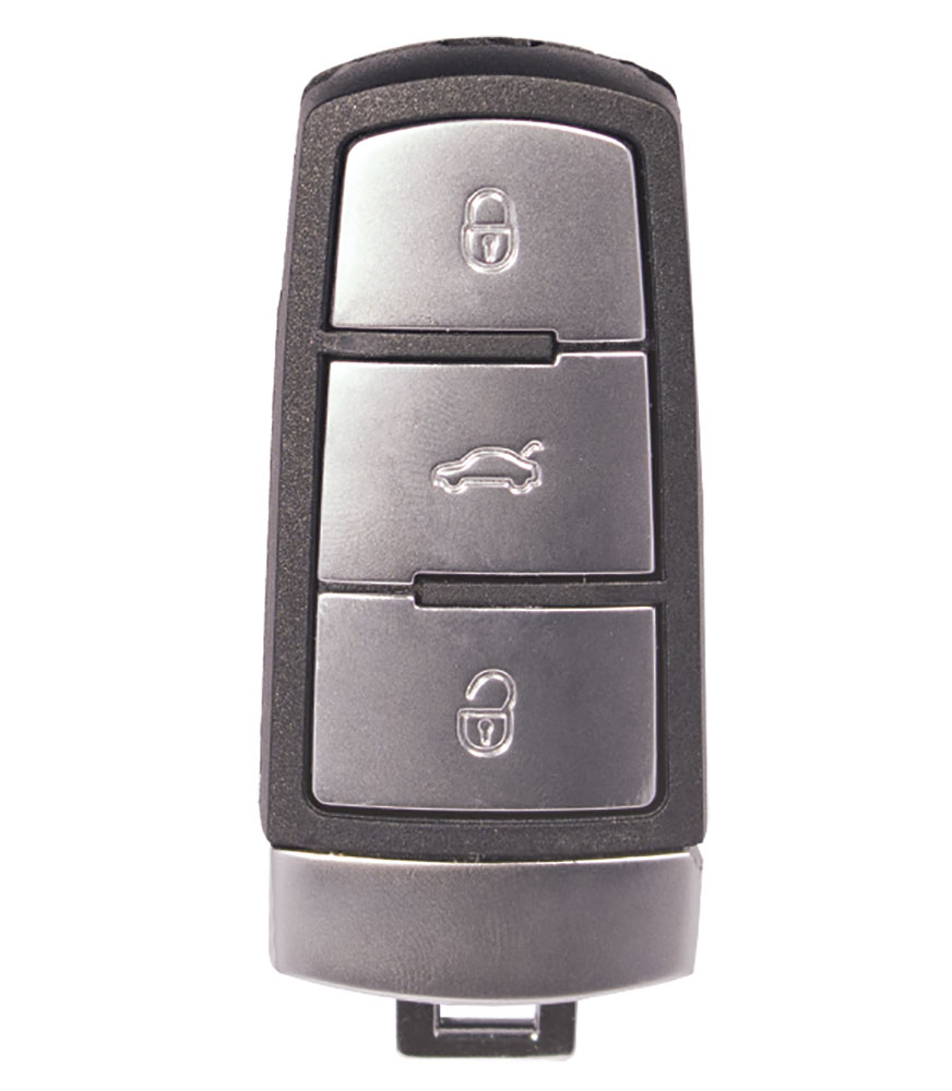 Carcasa JMA compatible   Volkswagen ® - 3 botones (Maletero) - Pila en carcasa