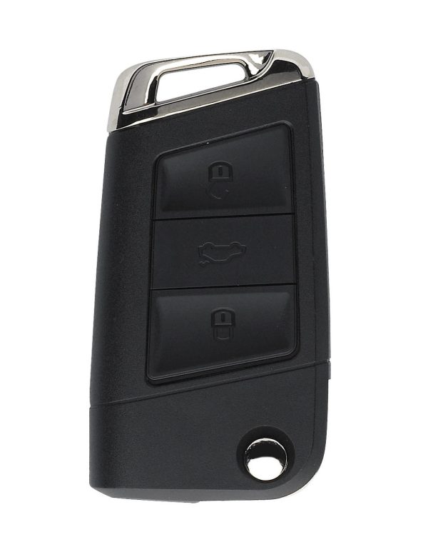 Carcasa JMA compatible Volkswagen ® - 3 botones (Maletero) - Pila en carcasa