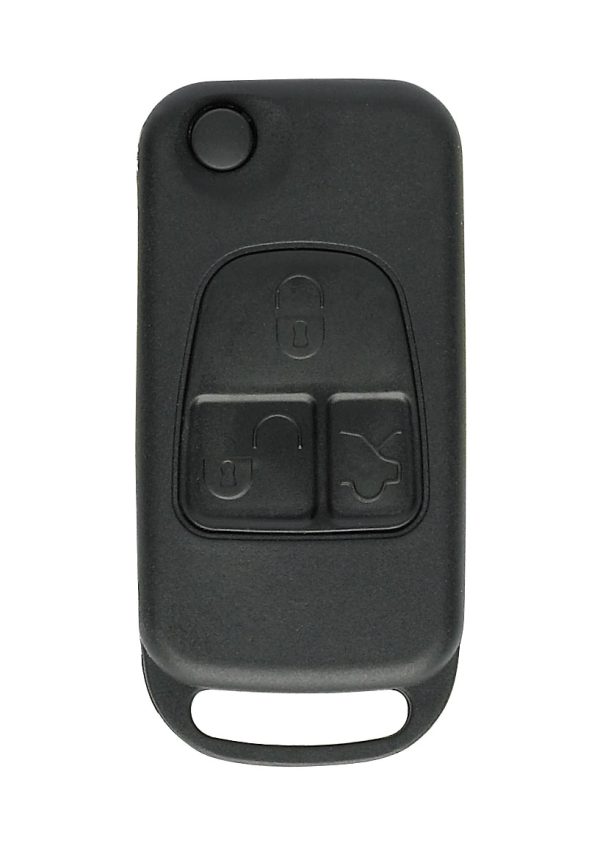 Carcasa JMAcompatible con Mercedes ® - 3 botones (Maletero) - Pila en carcasa