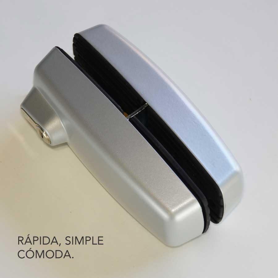 Cerrojo Jaque flotante para puerta de Vidrio. - Imagen 2